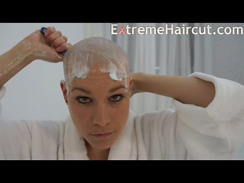 Self head shaving ritual