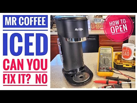 CAN YOU FIX Mr Coffee Iced + Hot Coffee Maker NO, HOW TO OPEN IT UP