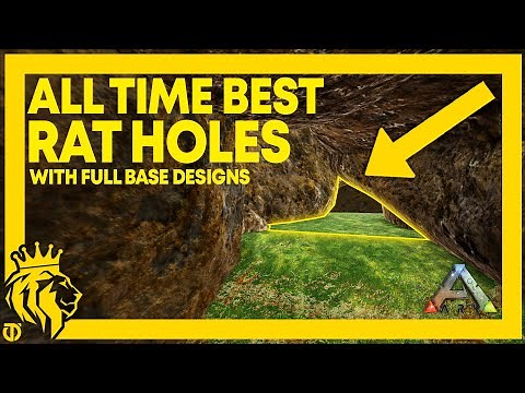 TOP 10 All Time BEST RAT HOLES W/ FULL Base Designs on ARK! | ARK: Survival Evolved