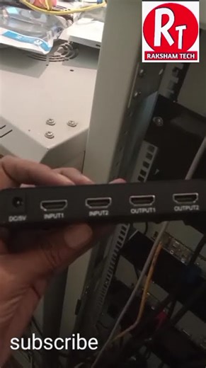 hdmi switch splitter 2x2 #cctv