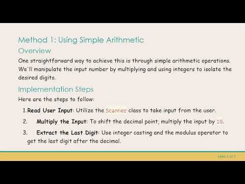 How to Print the Last Two Decimals of a Number in Java