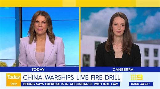 16K views · 102 reactions | China's response to questions about notifying Australia before conducting live-fire drills off the east coast has been called "unsatisfactory." #9News READ MORE: https://nine.social/UAs | 9 News Sydney | Facebook