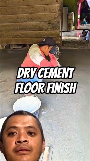 Dry Cement Floor Finish
