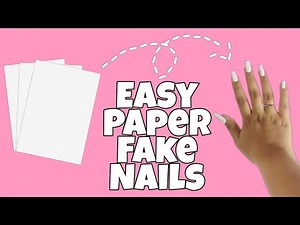 DIY Paper Fake Nails💅 | Shocking Results😱 | Easy Fake Nails at Home | Paper Fake Nails Tutorial