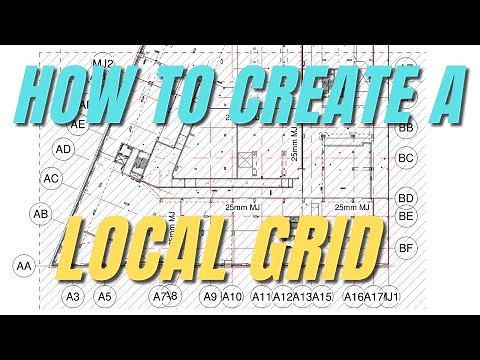 SETTING OUT - LOCAL GRID coordinate system. How to create and work with new local coordinate system.