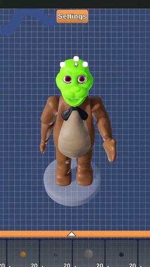 How To Make Vintage Freddy In TPRR Oc Creator #tprr #fnafworld #freddy #mascotcostumes #vintage