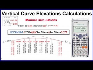 How To Calculate Vertical Curve Elevation s.