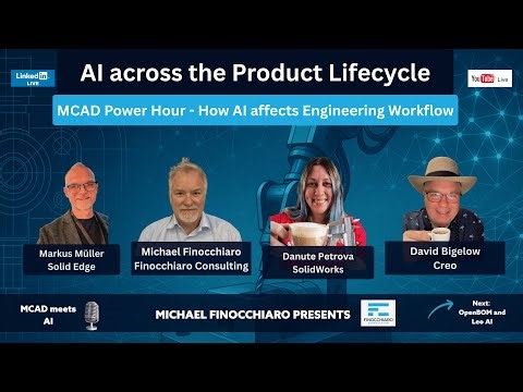 AI Across the Product Lifecycle E04: MCAD Power Hour!