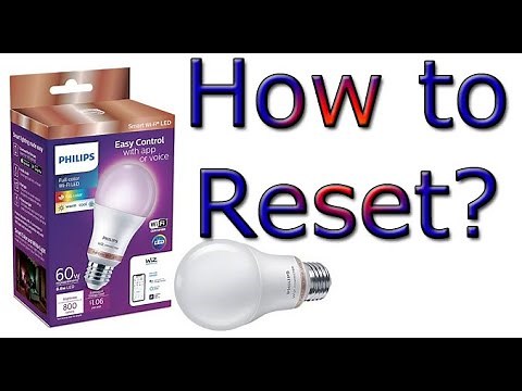 How to reset Philips smart wifi led bulb if not connecting or problem in pairing