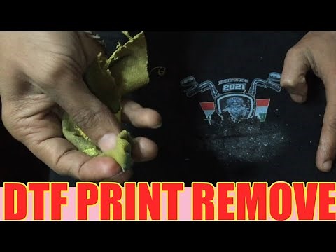 HOW TO REMOVE DTF PRINT FORM T SHIRT | DTF PRINT REMOVER | EPSON L 805 DTF PRINTER