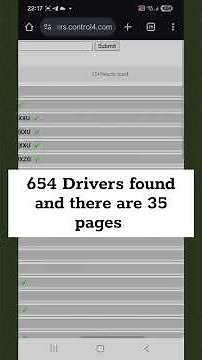 How can you check if a device has a Control4 driver? #control4