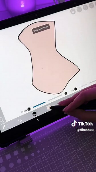 Anime Belly Drawing Tutorial with Magic Drawing Pad