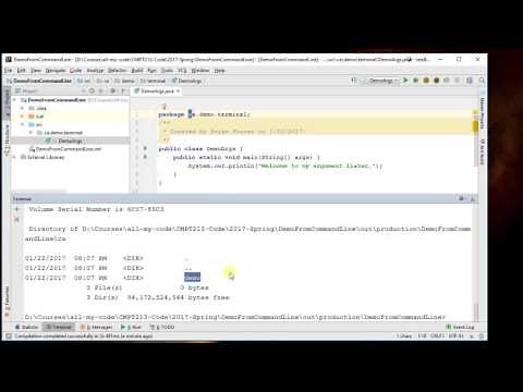 Run Java program from IntelliJ's Terminal
