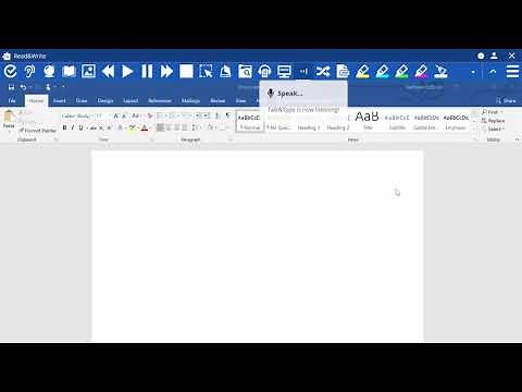 Read&Write for Windows - Talk&Type / Dictation