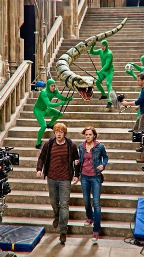 Harry Potter Final Movie Rare Behind the Scenes Footage #harrypotter #harrypotteredit