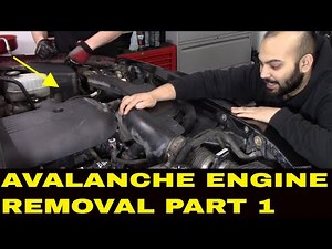 ENGINE REMOVAL PART 1 [ 2004 CHEVY AVALANCHE ][ 5.3 VORTEC V8 ]
