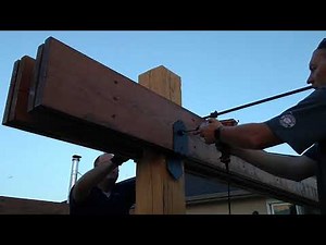 Step 4: How to Install OZCO Post to Beam Kit (Pergola build)