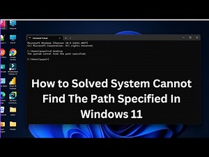 "Fix 'Path Not Specified' Error in Windows 11: Ultimate Guide to Master the CD Desktop Command!"