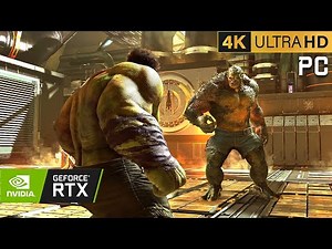 (PC) Marvel's Avengers - Hulk VS Abomination Epic Fight | 4K Gameplay & 60 FPS)