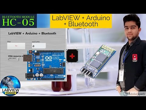 LabVIEW | Bluetooth interlink with LabVIEW HC-05 | LabView Serial-Bluetooth | Project Series