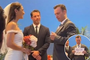Groom slammed for ‘humiliating’ bride on their wedding day — only for it to be a joke: ‘Leave him at the altar’