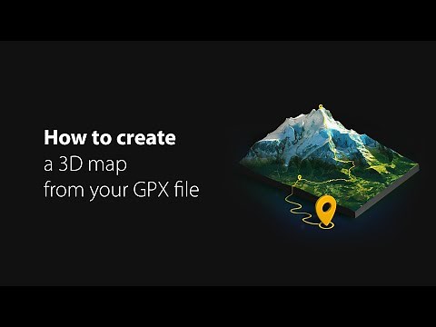 Create 3D maps from your GPX files in Photoshop - 3D Mapper