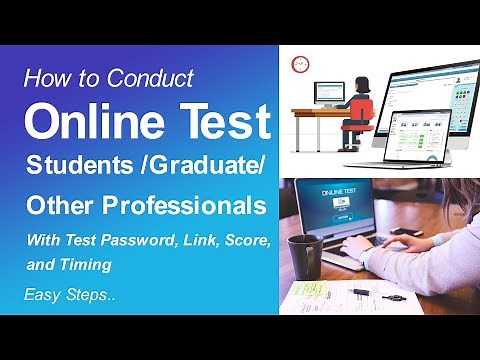 How to Conduct Online Test for Students | Online Exam 2020
