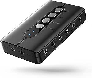 DigitalLife 7.1 External USB C Sound Card, USB Type-C Audio-Interface with SPDIF Digital Audio for Home Desktop Theater-Ready Sound System