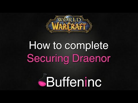 How to complete Securing Draenor
