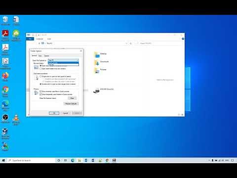 How to change Default Folder When Opening Explorer in Windows 10
