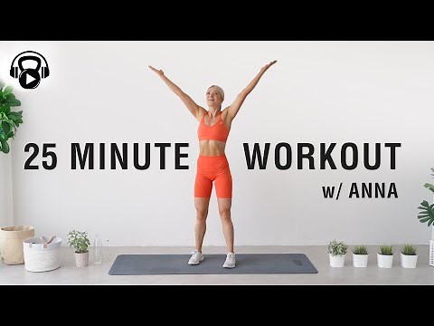 25 MINUTE | TABATA WORKOUT | Full Body, no equipment (w/ Anna @growingannanas )