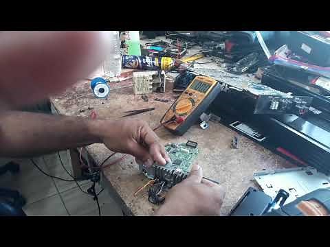 rádio Pioneer deh-x1850ub não liga total parado