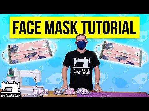 How to Sew a Simple Face Mask Tutorial