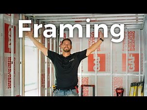 Framing Our DIY SHIPPING CONTAINER Home Step by Step | Ep. 4