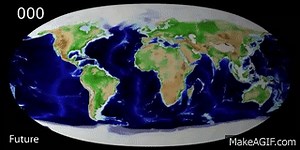 Future Plate Motions & Pangea Proxima - Scotese Animation on Make a GIF