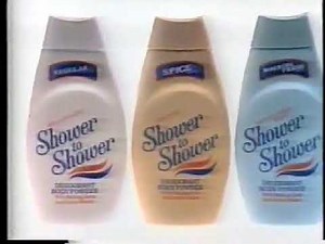 Shower to Shower Body Powder Commercial (1986)