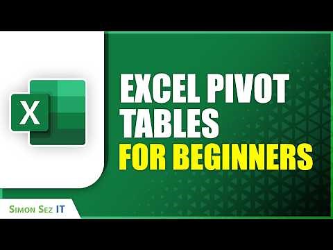 Excel Pivot Table: +2 Hrs Beginner Course in 2025