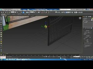Tutorial on Modeling a gate in 3dsmax.