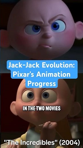 Jack-Jack Evolution: Pixar's Animation Progress #incredibles #pixar #behindthescenes