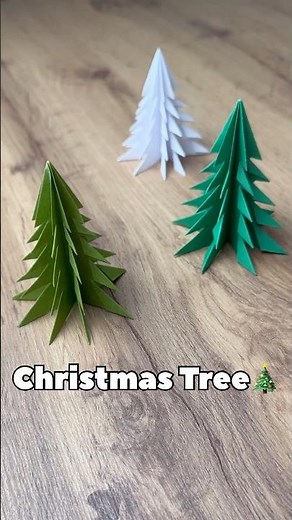 EASY ORIGAMI CHRISTMAS TREE TUTORIAL | HOW TO MAKE CHRISTMAS TREE FROM PAPER STEP BY STEP ORIGAMI