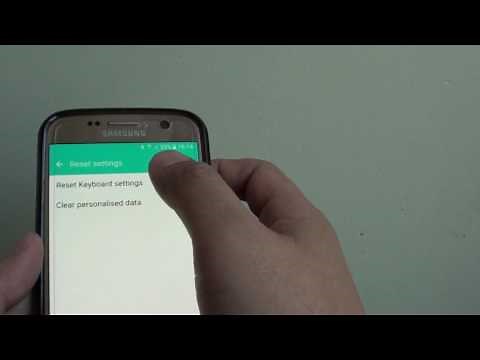 Samsung Galaxy S7: How to Reset Keyboard Settings