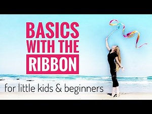 Rhythmic gymnastics ribbon basics- Beginners ribbon handling- Beginners follow along #ribbon routine