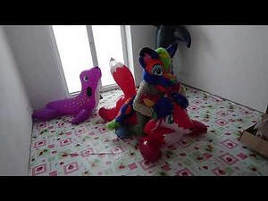 IW inflatable Fox deflation ride