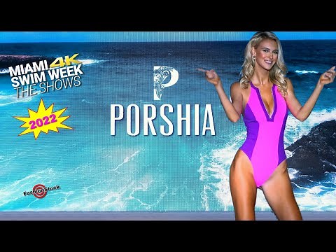 PORSHIA Luxe Designs 4K | Official Miami Swim Week The Shows 2022 | Swimsuit Runway Bikini Models