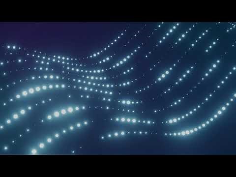 Abstract Wave Video Background, Particle Wave Loop, zoom background video