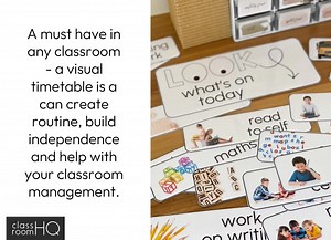 Daily Classroom Visual Timetable | Class Schedule Cards - Etsy