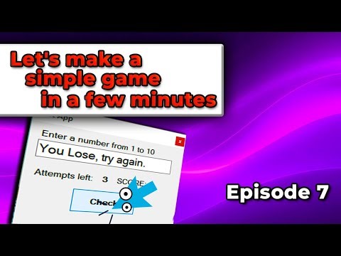 Visual Basic Tutorial #7 | Create a Simple Game (Random, Score & Logic)