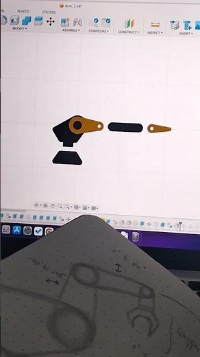 Robotic arm using Fusion 360