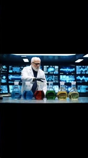 The Old Scientist’s Greatest Discovery! 💥 Real Chemical Reaction in Digital Lab #Science #Experiment