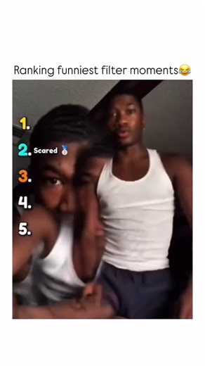 Sarcasm wrrld on Instagram: "This video is a compilation of several short, humorous clips that appear to be part of a social media trend or “filter challenge,” where people react to different effects corresponding to a numbered list of emotions or concepts overlaid on the screen. The list visible on the screen is: 1. (Empty/Incomplete) 2. Scared 🕷️ 3. Spider 🕷️ 4. Accurate 😂 5. Smash (with various emojis like a face or hand) The video is divided into several distinct segments: 1. “Scared” (0: